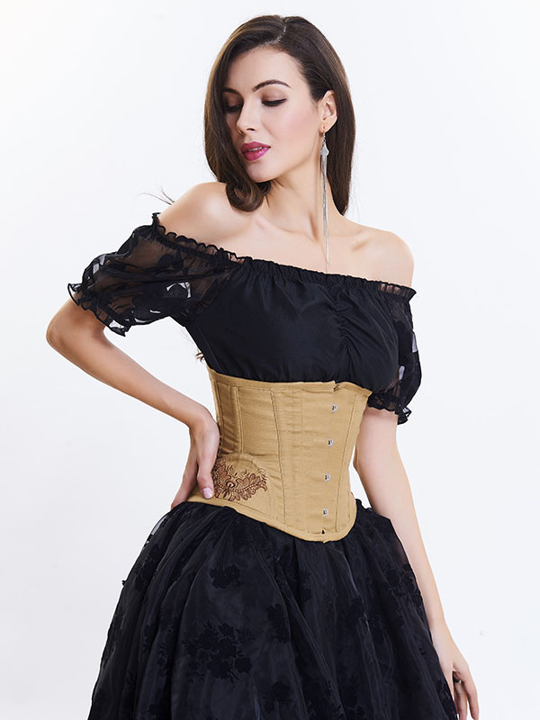 Sexy Women Floral Embroidered Corsets and Bustiers