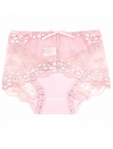 4 Colors L-2XL Sexy Floral Printing Panties