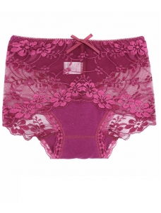 4 Colors L-2XL Sexy Floral Printing Panties