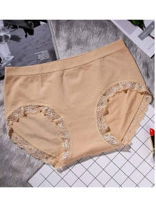 6 Colors One Size Lace Side Seamless Underwear