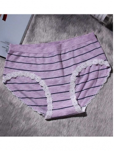 6 Colors One Size Striped Seamless Underwear