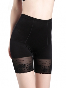 Black L-2XL Floral Seamless Underwear