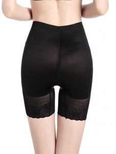 Black L-2XL Floral Seamless Underwear