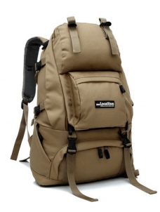 Men Outdoor Camping Hiking Travel Backpacks Khaki