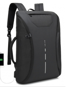 Men Waterproof Outdoor Travel Backpack Black 