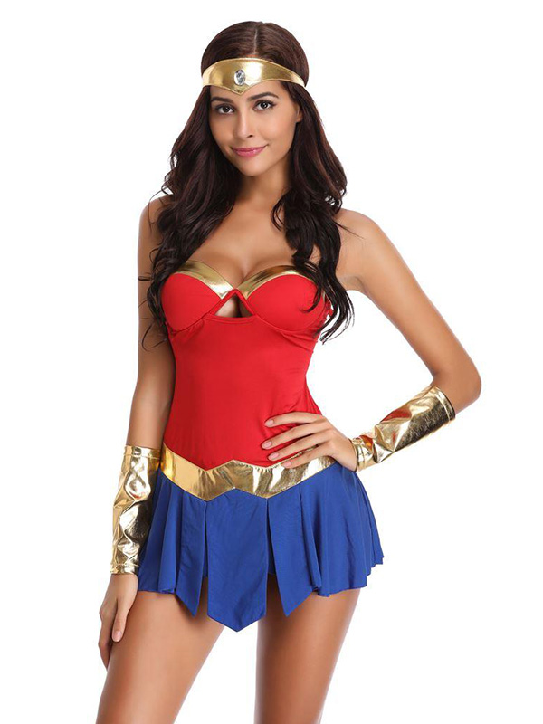 Women Latest Design Cosplay Superwomen Costume 