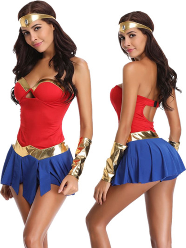 Women Latest Design Cosplay Superwomen Costume 