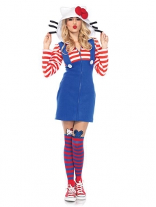 Hello Kitty Women Cozy Colorful Costumes