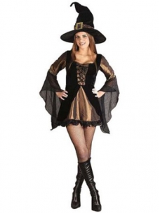 Sweet Sexy Witch Halloween Girl Costume 