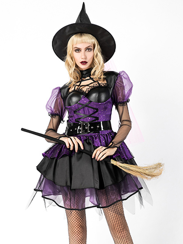 Witch Magic Cosplay Holloween Costume 