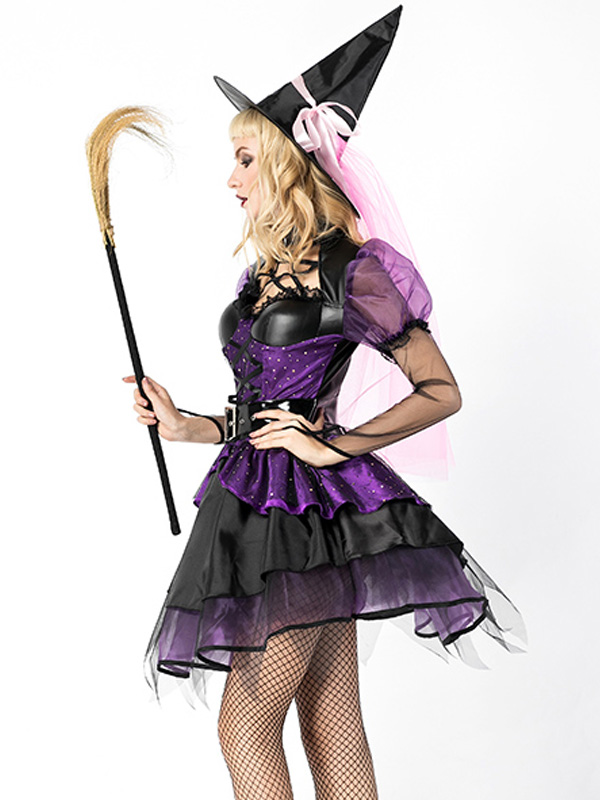 Witch Magic Cosplay Holloween Costume 