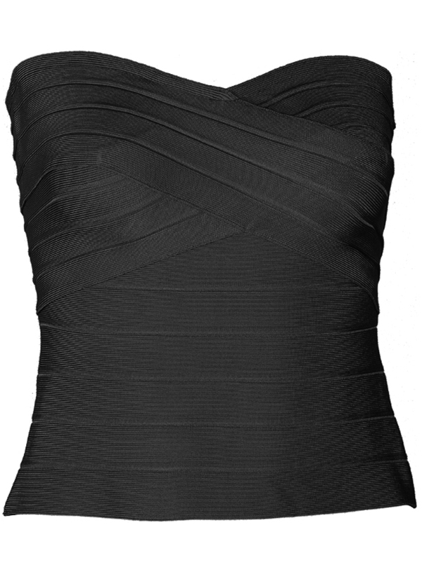 Women Slim Off Shoulder Tank Tops Black  