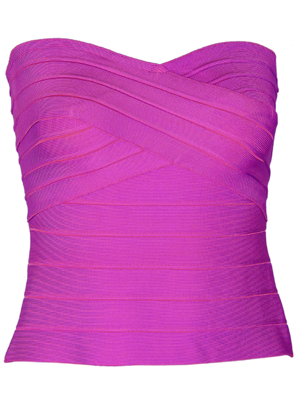 Women Slim Off Shoulder Tank Tops Purple  