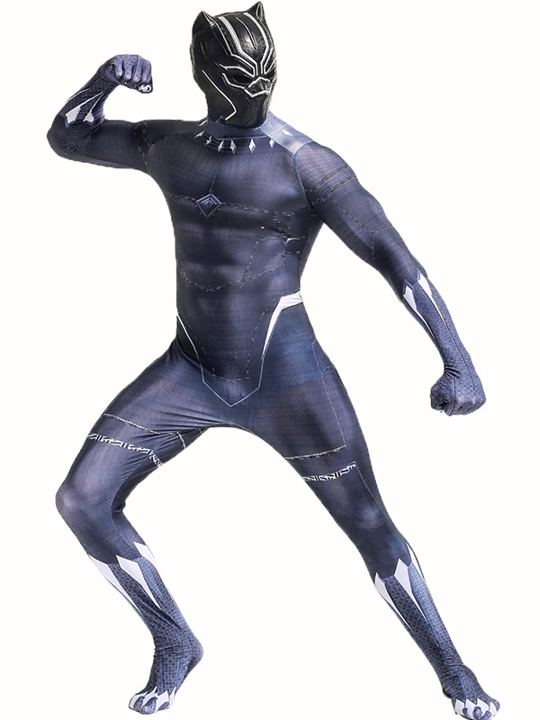Panther Men Cosplay Costume without Helmet