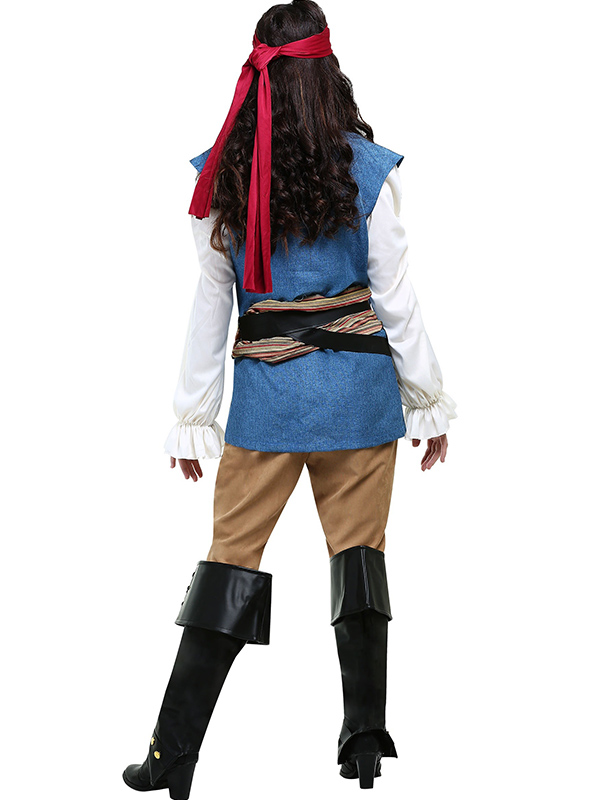 Women Pirate Captain Cosplay Halloween Costume