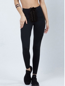 High Waist Lace Up Yoga Legging