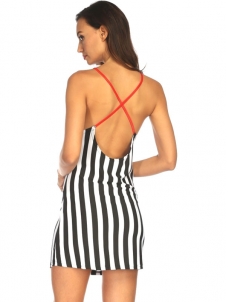 Sexy Sleeveless Backless Mini Dress