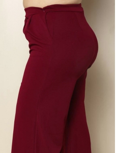 XL-3XL Fashion Plus Size Jumpsuit Wine Red