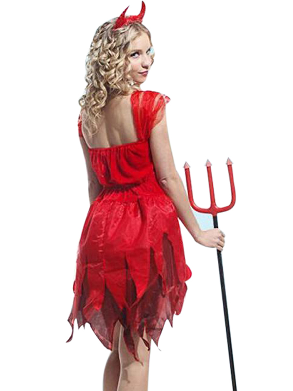 Halloween Carnival Fancy Women Devil Dress