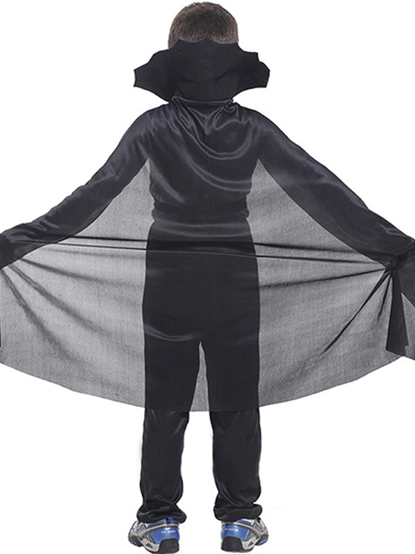 Boy Bat Vampire Cloak Suit Costume