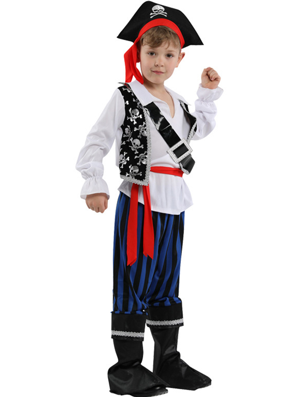 Halloween Boys Pirate Costume Set