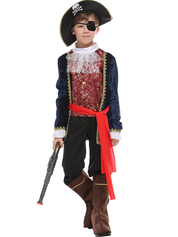 Halloween Cosplay Pirate Kids Costume