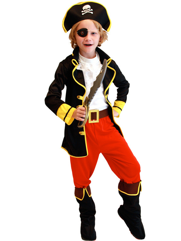 Halloween Kids Boy Pirate Costume 