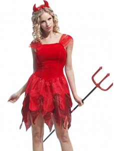  Halloween Carnival Fancy Women Devil Dress