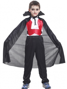 Boy Bat Vampire Cloak Suit Costume