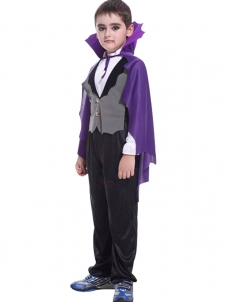 Child Vampire Blue Tulle Cloak Costume for Halloween