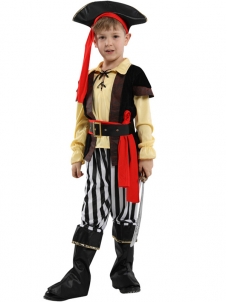 Deluxe Captain Boy Costume With Hat 