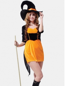 Evil Witch Halloween Costume with Hat