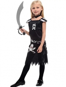 Girl Black Costume Suit for Halloweeen 