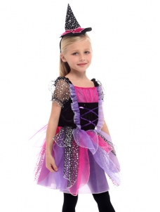 Girl Fancy Dress Halloween Custome with Hat 