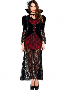 Halloween Black Widow Vampire Cosplay Costume