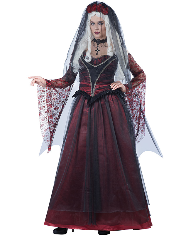 Halloween Cosplay Zombie Bride Costume