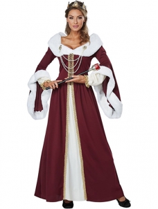 Elegant Queen Long Dress Halloween Costume