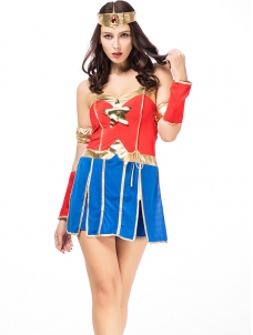 Fashion Superwoman Dress Cosplay Costume