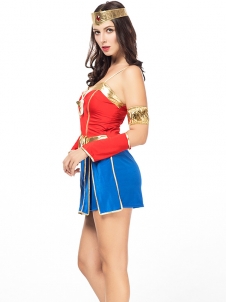 Fashion Superwoman Dress Cosplay Costume