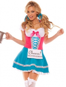 Halloween Beauty Maid Dress Costume