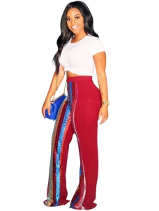  Fantasy Female Broad Legged Pants Red