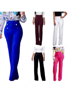 Women High Waist Wide Leg Pants