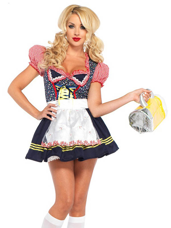Sexy Women French Maid Halloween Costume