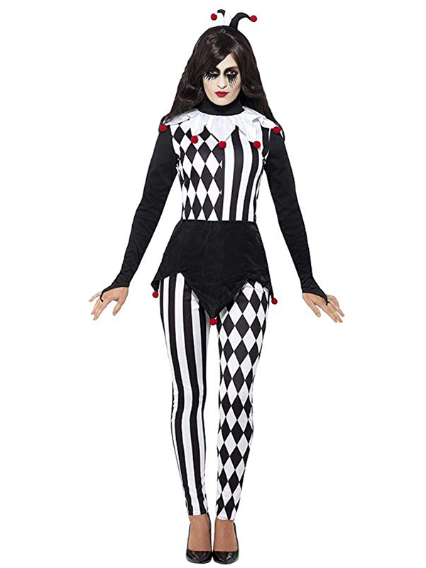 Women Clown Haloween Costume