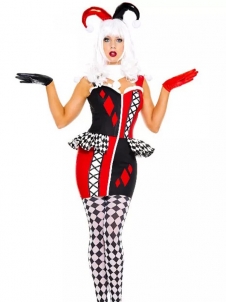Women Clown Halloween Costume