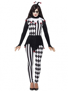 Women Clown Haloween Costume