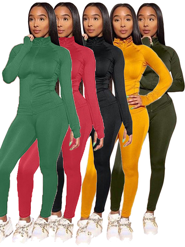 Women Long Sleeve Sport Winter Suits