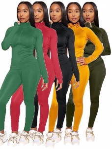 Women Long Sleeve Sport Winter Suits