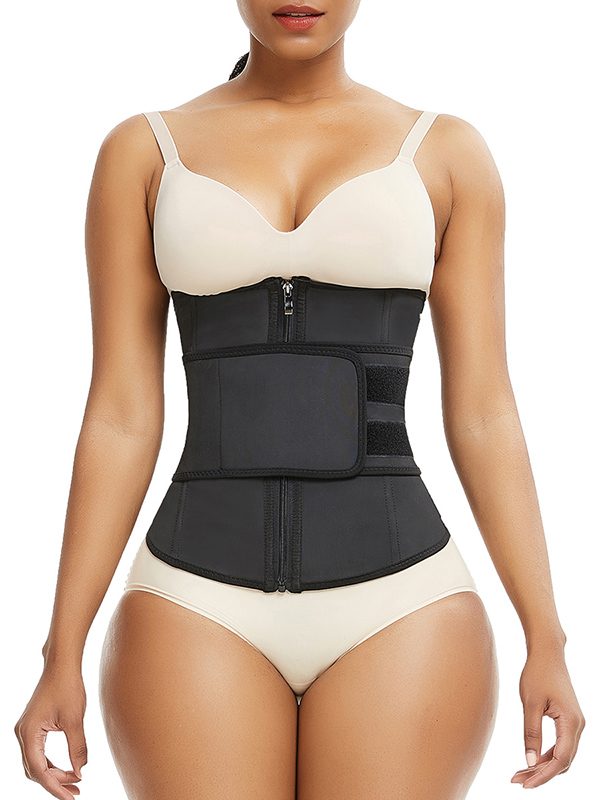 Belt Waist Cincher Zipper Sticker Unique Fashion