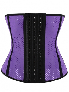 9 Steel Bone Latex Sports Waist Cincher